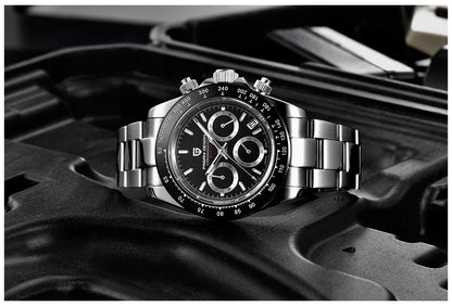 PAGANI DESIGN 2026 New Sport Chronograph Top Brand Luxury Quartz Watch For Men Sapphire crystal  Automatic Date Wrist watch Men