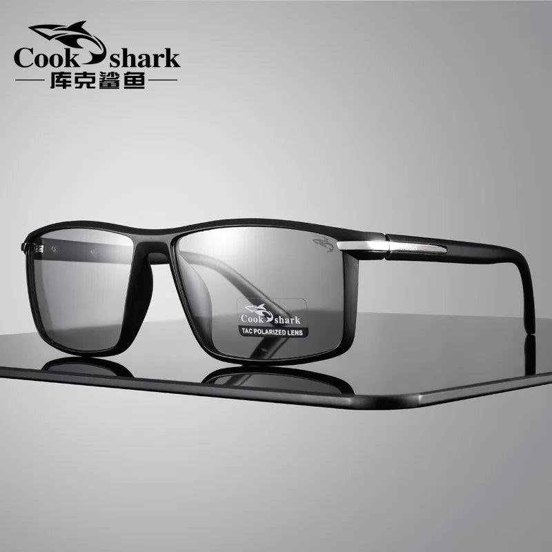 Cook shark sunglasses men's polarized sunglasses driving glasses new UV protection driver night vision goggles