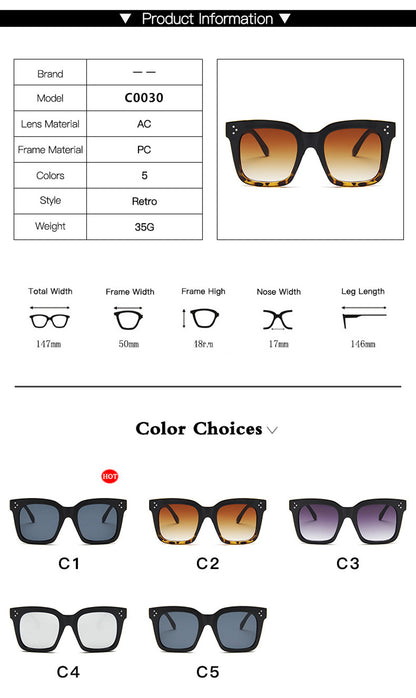 2026 Sunglasses Lady Flat Top Eyewear Lunette Femme Women Luxury Brand Sunglasses Women Rivet Sun Glasse UV400