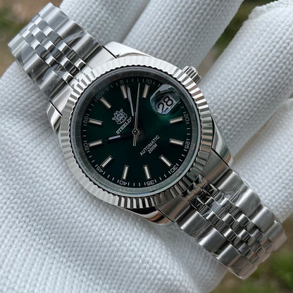 STEELDIVE Turquoise SD1933 Water Ghost Watch 200m Waterproof Sapphire Date NH35 Automatic mechanical Watch with Bracelet