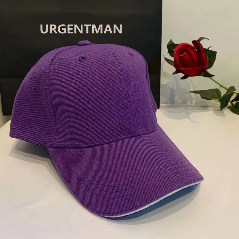 Czapka unisex, casualowa, akrylowa, gładka czapka baseballowa, czapki z regulacją dla kobiet i mężczyzn, czapka hip-hopowa, odzież uliczna, czapka typu „dad hat”, sprzedaż hurtowa