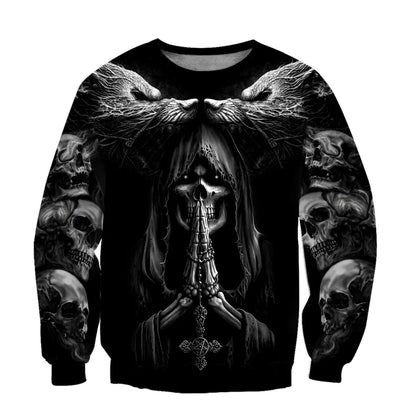 Autumn Fashion Hoodies Fenrir Wolf Skull Tattoo 3D All Over Printed Mens Sweatshirt Unisex Zip Pullover Casual Jacket DW0364