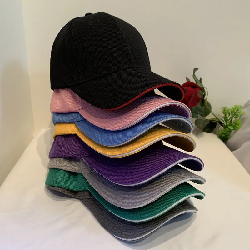 Czapka unisex, casualowa, akrylowa, gładka czapka baseballowa, czapki z regulacją dla kobiet i mężczyzn, czapka hip-hopowa, odzież uliczna, czapka typu „dad hat”, sprzedaż hurtowa