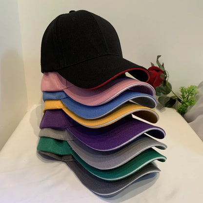 Czapka unisex, casualowa, akrylowa, gładka czapka baseballowa, czapki z regulacją dla kobiet i mężczyzn, czapka hip-hopowa, odzież uliczna, czapka typu „dad hat”, sprzedaż hurtowa
