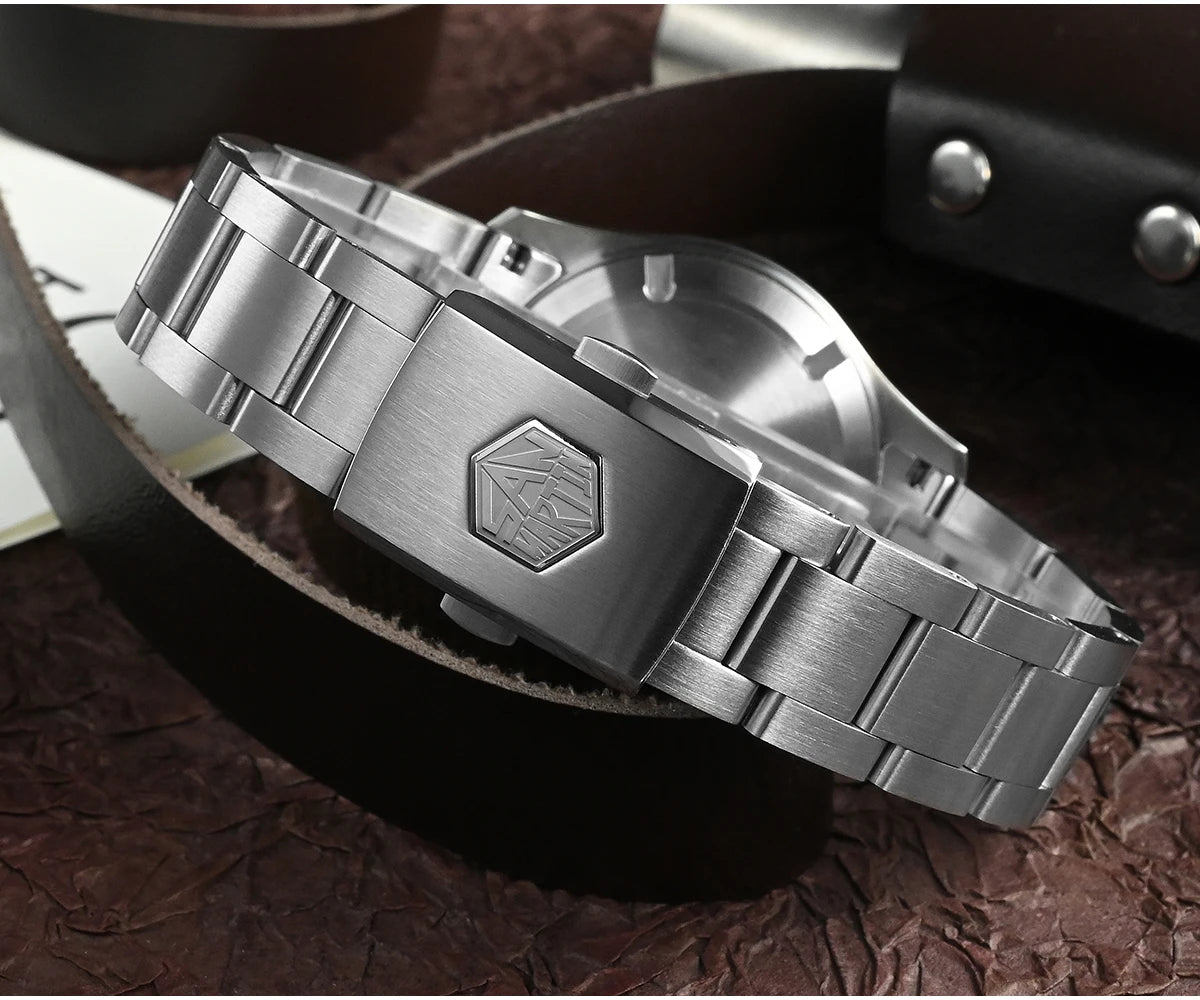 San Martin Simple Men Watch 37mm Pilot Miyota 8215 Classic Military Explore Automatic Mechanical Watches Waterproof 100m