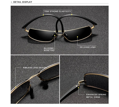 KINGSEVEN Brand Design Sunglasses Men Driving Square Frame Sun Glasses Male Classic Unisex Goggles Eyewear Gafas