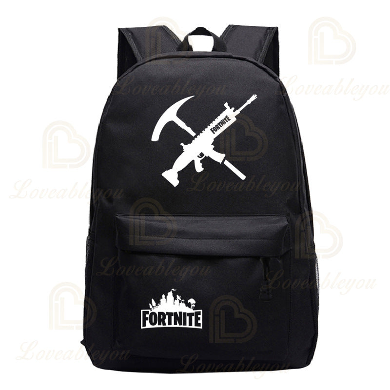Fortnite Children's Backpack Large Capacity Bolsa Escolar High Quality Waterproof Men Women Victory Game Stationary Kid Rucksack