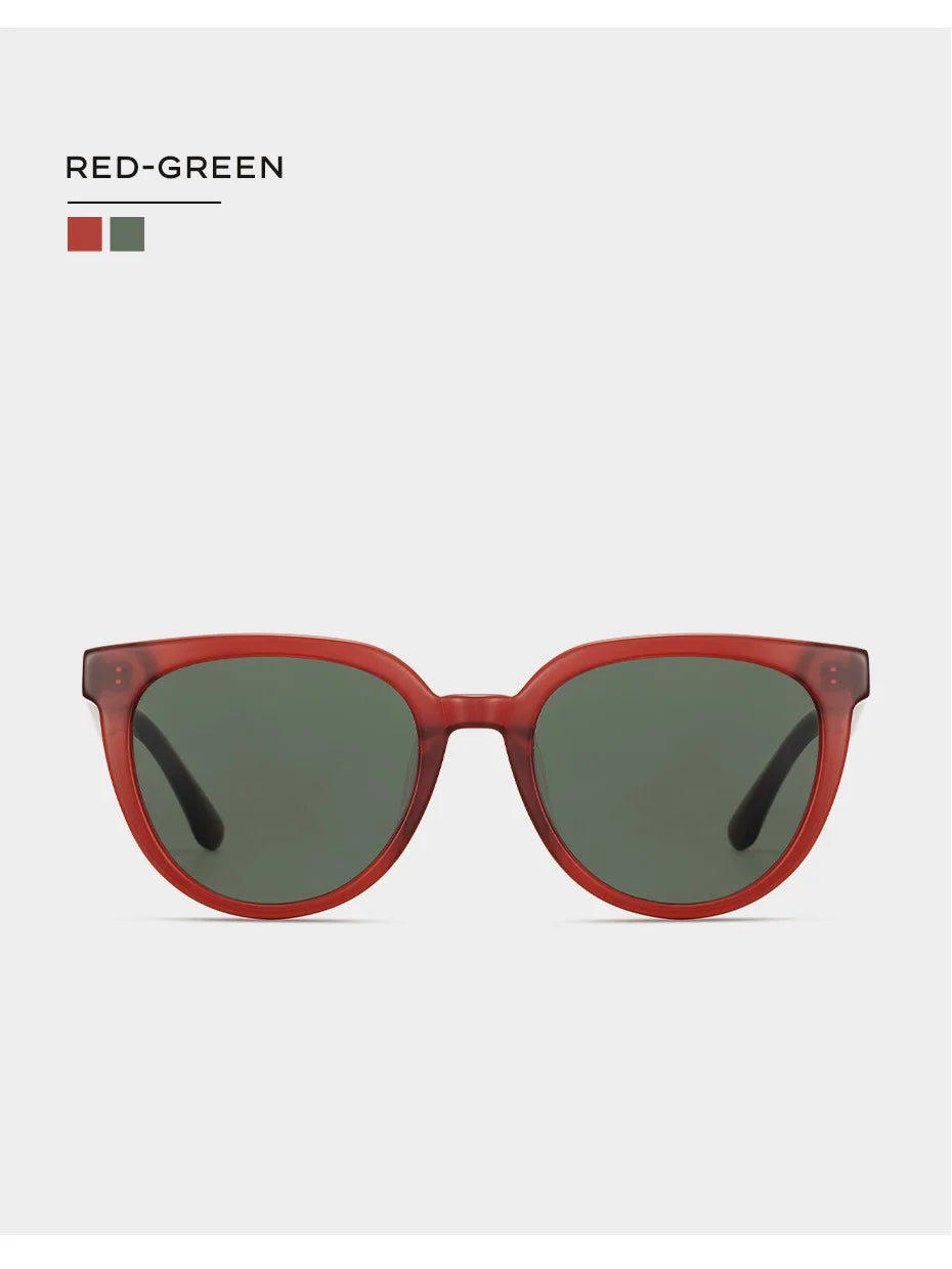 CAPONI Brand Design Sunglasses For Women Fashion Retro Girls Eye Shades Korea Style Polarized Sun Glasses UV Protection BH31031
