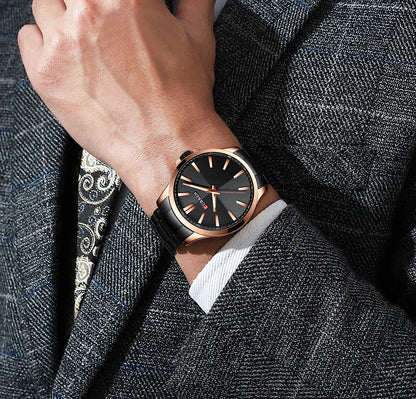 Montre pour homme CURREN – Modèle de luxe, étanche, style militaire, en acier inoxydable – Montre-bracelet sportive (réf. 8322)