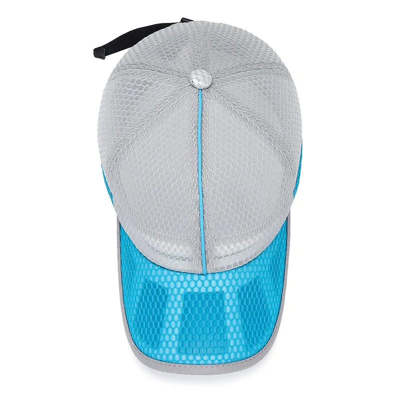 New Summer Children Kids Cute Baseball Cap Solid Breathable Snapback Hat Outdoor Cool Mesh Boy Girl Sun Cap Hat