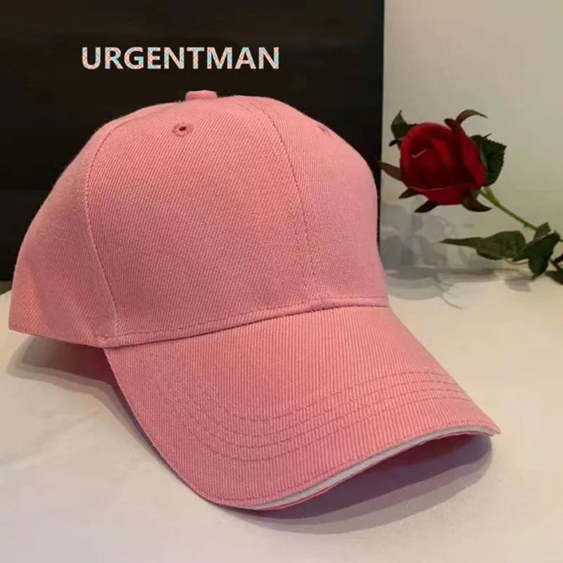 Czapka unisex, casualowa, akrylowa, gładka czapka baseballowa, czapki z regulacją dla kobiet i mężczyzn, czapka hip-hopowa, odzież uliczna, czapka typu „dad hat”, sprzedaż hurtowa