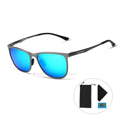 VEITHDIA Fashion Vintage Men's Sunglasses Polarized UV400 Lens Glasses Aluminum Magnesium Eyeglasses Eyewear Accessories 6623