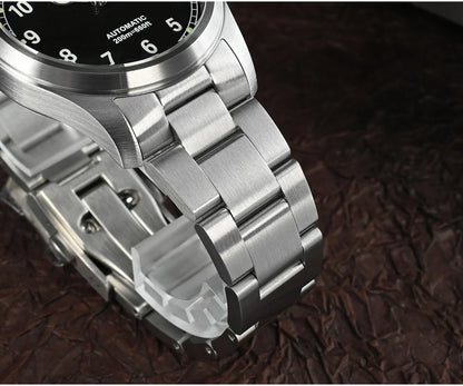 San Martin Simple Men Watch 37mm Pilot Miyota 8215 Classic Military Explore Automatic Mechanical Watches Waterproof 100m