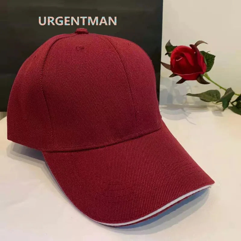 Czapka unisex, casualowa, akrylowa, gładka czapka baseballowa, czapki z regulacją dla kobiet i mężczyzn, czapka hip-hopowa, odzież uliczna, czapka typu „dad hat”, sprzedaż hurtowa