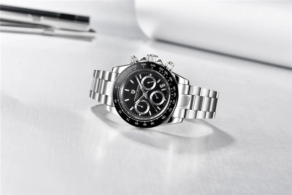 PAGANI DESIGN 2026 New Sport Chronograph Top Brand Luxury Quartz Watch For Men Sapphire crystal  Automatic Date Wrist watch Men