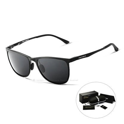 VEITHDIA Fashion Vintage Men's Sunglasses Polarized UV400 Lens Glasses Aluminum Magnesium Eyeglasses Eyewear Accessories 6623
