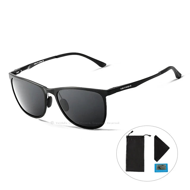 VEITHDIA Fashion Vintage Men's Sunglasses Polarized UV400 Lens Glasses Aluminum Magnesium Eyeglasses Eyewear Accessories 6623