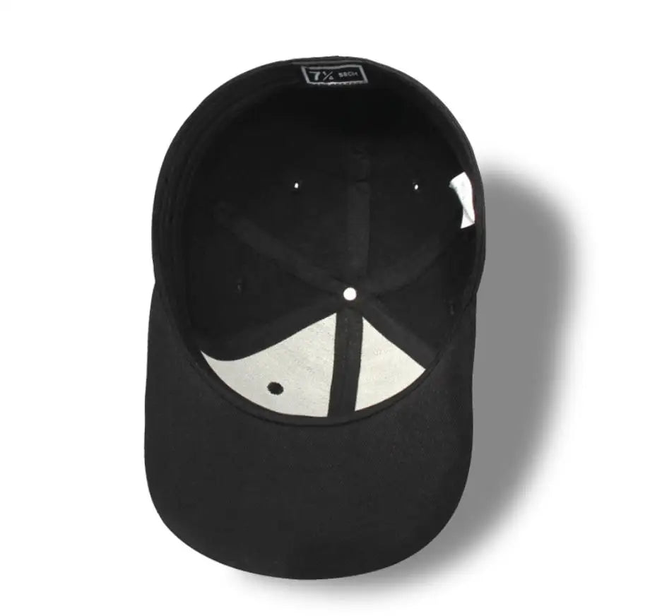 Odrasli zatvoreni na stražnjoj strani bejzbol kapa za male glave, za žene i muškarce, hip-hop snapback kapa, muške plus size prilagođene kape s ravnim vrhom, 55 cm do 64 cm