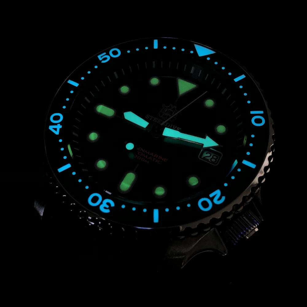 Steeldive SD1973 Men's watch Dive Watch Automatic Mechanical Men's watch NH35 Bracelet 41mm  Diver watch men watches