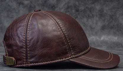 Męskie czapki z daszkiem z prawdziwej skóry bydlęcej, 56–60 cm, czarne/brązowe, z nadrukiem orła, dla mężczyzn, styl casualowy, uliczny, dla dziewczyny, czapki typu „dad hat”