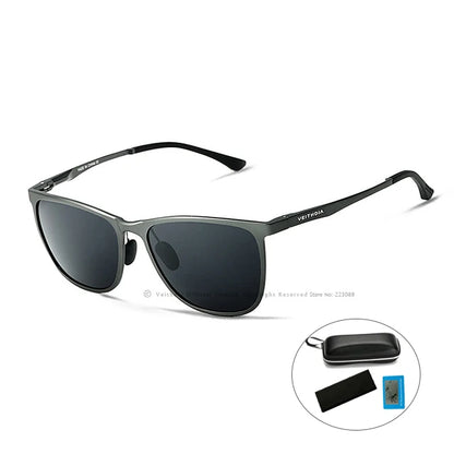 VEITHDIA Fashion Vintage Men's Sunglasses Polarized UV400 Lens Glasses Aluminum Magnesium Eyeglasses Eyewear Accessories 6623