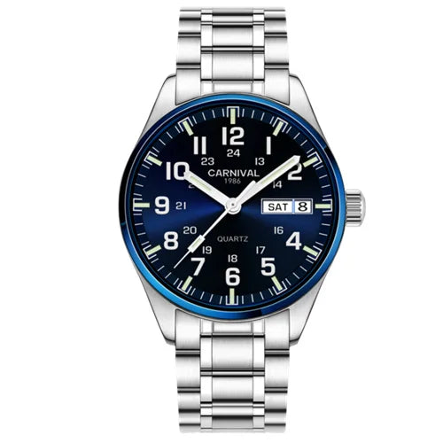 Switzerland Carnival luminous calendar military Quartz watch for men luxury brand watches waterproof clock relogio erkek saati