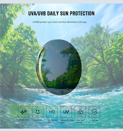 KDEAM Vintage Round Sunglasses Men Women Leather Shield Sun Glasses  Twin Bridge Designed Shade KD179