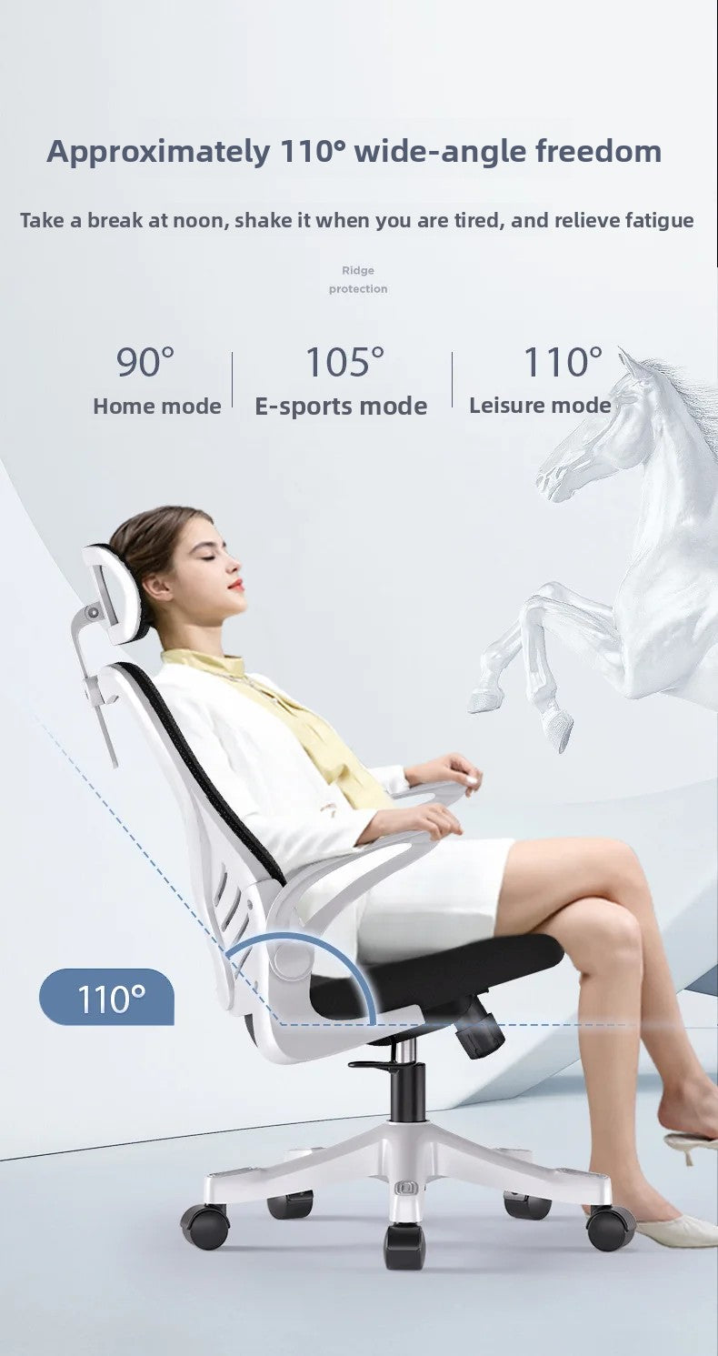 Irodai szék, számítógépes irodai, ergonomikus, ülő irodai munkához és tanuláshoz, mahjonghoz, konferenciákhoz, kollégiumba