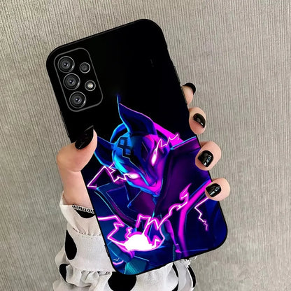 R-Royales F-Fortnites  Phone Case For Samsung Galaxy A20,A21s,A22,A31,A32,A52,A53,A72,73,A80,A91 Soft Black Cover