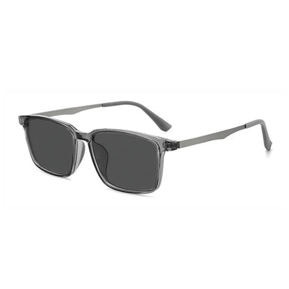 LOERHUNAR High Quality Square Frame TR90 Pure Titanium Myopia Sunglasses for Men Woman UV400 Sunshade Driving Fishing Sunglasses