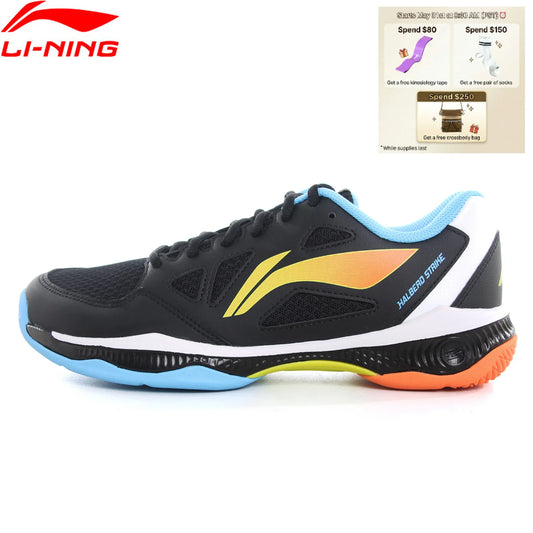 Li-Ning Unisex HALBERD STRIKE Badminton Shoes Breathable Comfortable LiNing Men Women Training Sneakers AYTV021