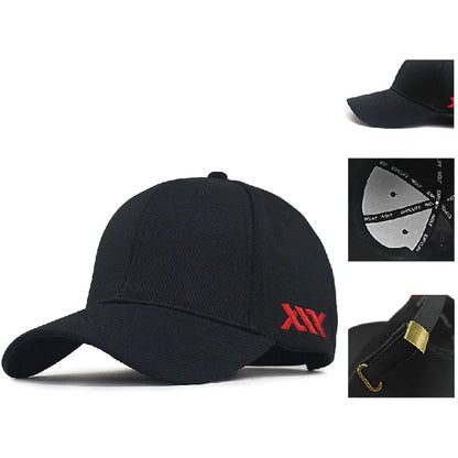 Big Head Man Plus Size Baseball Cap Summer Cotton Mesh Trucker Hat 3d Large Size Snapback 56-60cm 60-68cm OVERSIZE