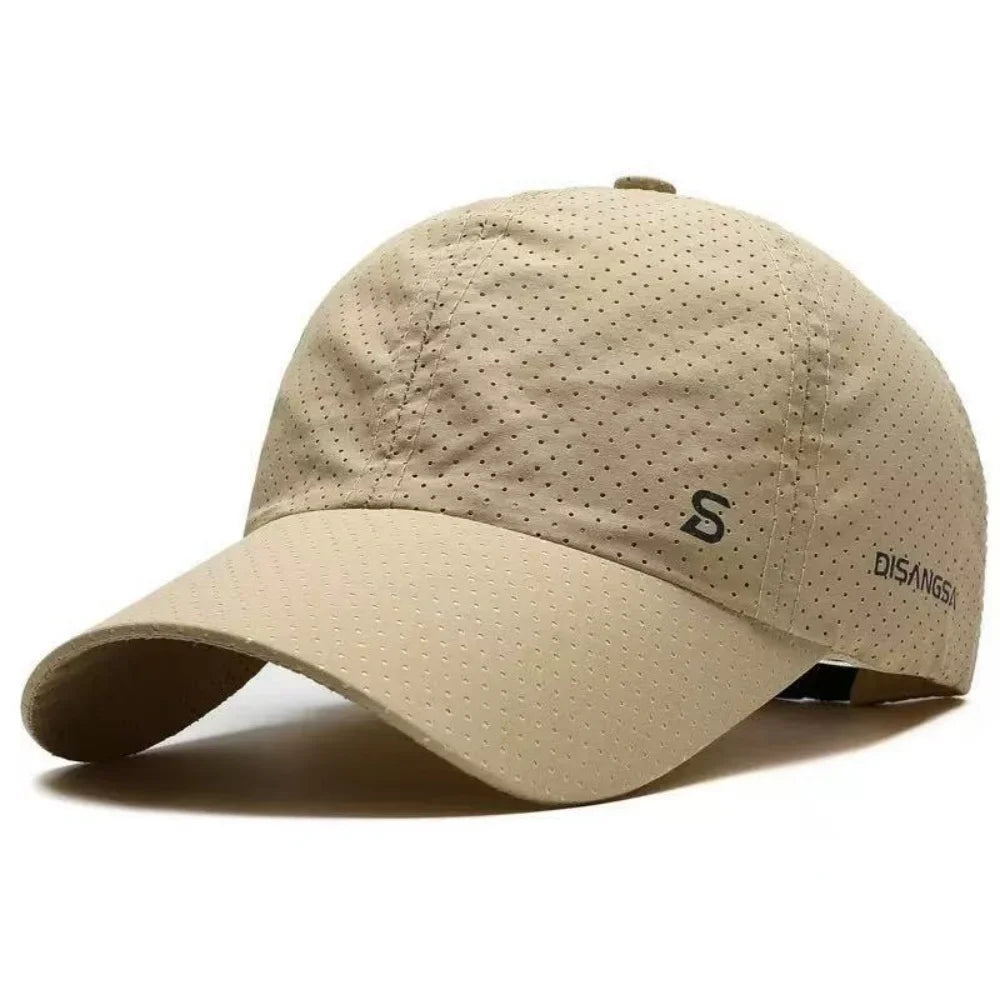 Solid Running Cap Thin Quick Drying Breathable Duck Tongue Outdoor Men's woman Sun Summer Fishing Avisor Baseball Cap