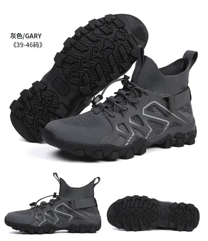 Unisex Breathable Quick Drying Fishing Water Sport Shoes Summer Upstream Barefoot Aqua Boots Outdoor Non-Slip Women Beach Shoes
