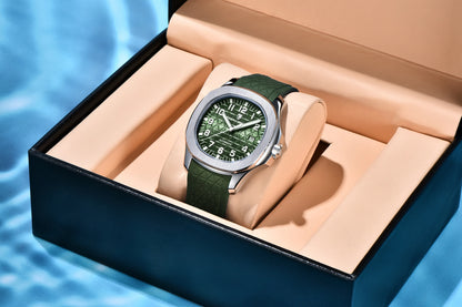 PAGANI DESIGN 2026 New Men's Watches Rose Gold Top Luxury  Automatic Watch For Men Barrel dial Steel Mechanical Wristwatch Men