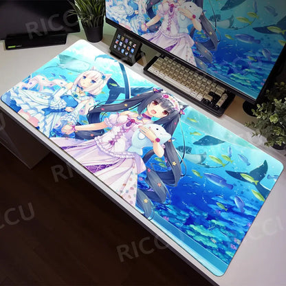 Nekopara XXL Home HD Γραφείο υπολογιστή Ποντίκι Anime Μεγάλο μαξιλάρι ποντικιού Γραφείο Φορητός υπολογιστής Επιτραπέζιος υπολογιστής Αξεσουάρ παιχνιδιών Τεχνολογία