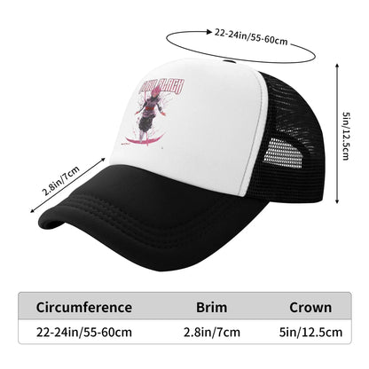 Produit gaming premium Fraquane, produits de luxe, nouvelle génération, équipement gamer Dragon Ball Black Goku Trucker Cap Men Women Hat Sun Hat Sports Cap Adjustable Polyester Mesh Baseball Cap Summer