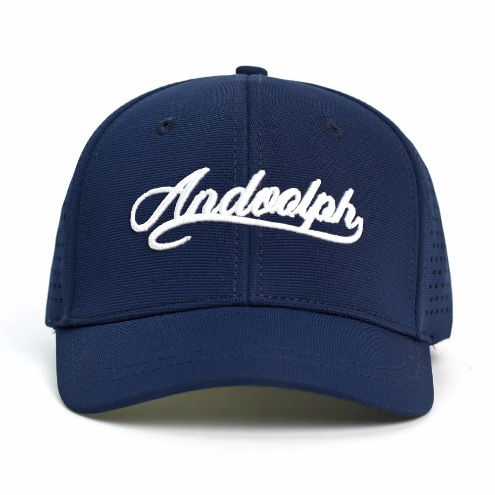 Hálós, rövid karimájú, hátul zárt baseball sapka férfiaknak és nőknek, lélegző, snapback sapka, testre szabott „dad hat”, állítható, egyszínű, trucker stílusú