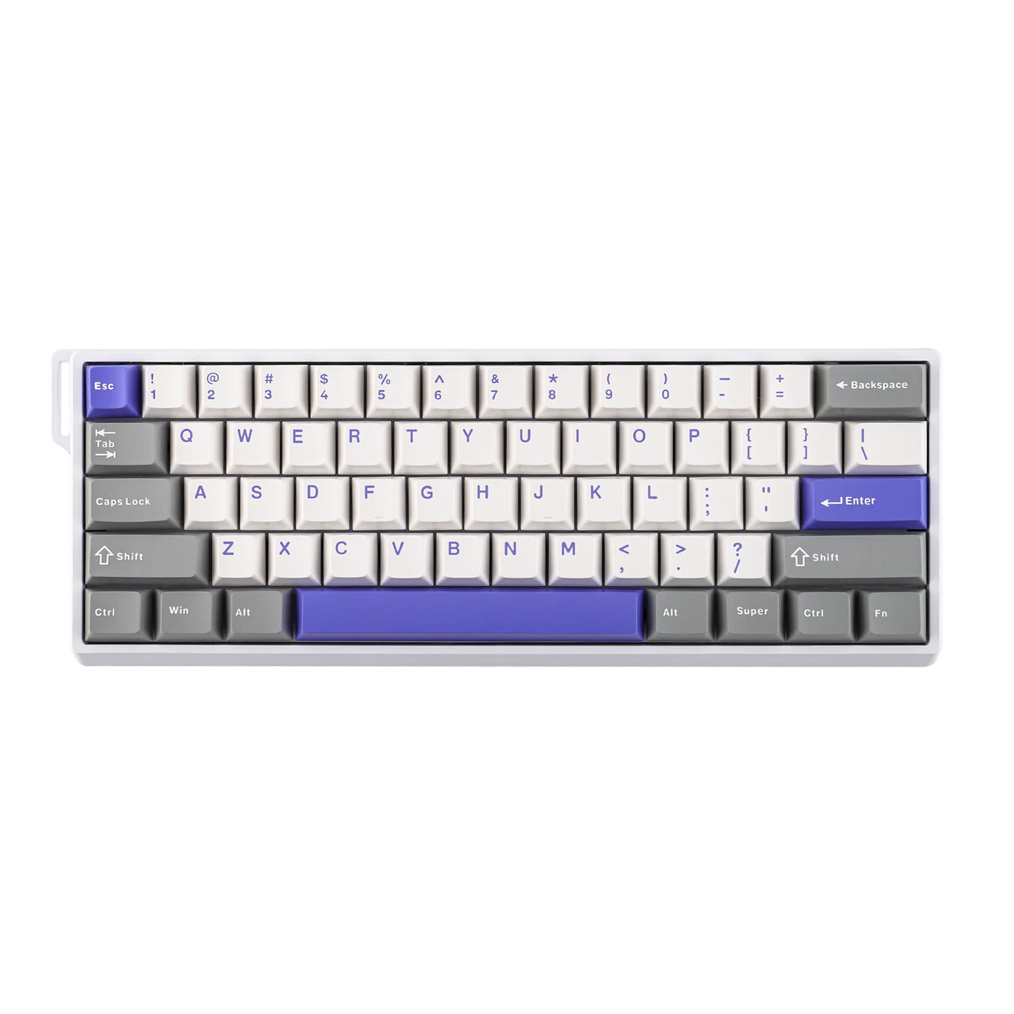 Teclado mecânico com fios AULA WIN60 HE/WIN60 HE MAX 60%, estrutura Tray-Mount, Hot-Swap e interruptores magnéticos de efeito Hall