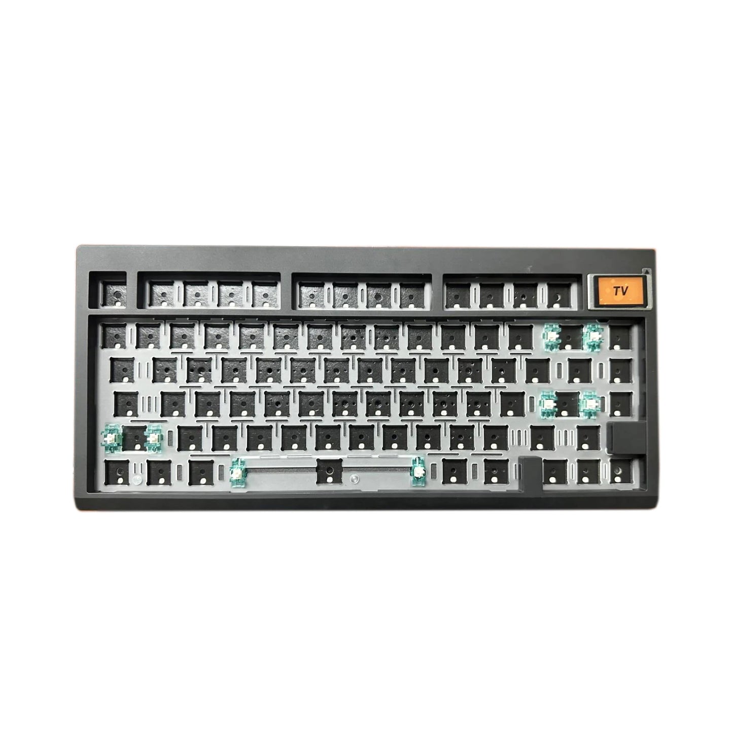 Kit de teclado mecânico ZUOYA GMK81 Hot-swappable Bluetooth 2.4G sem fios com retroiluminação RGB, estrutura gasket, suporte para