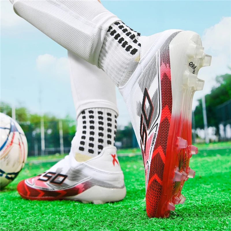 Chaussures de Football originales professionnelles pour hommes, confortables, de haute qualité, bottes de Football rapides pour entraînement, chaussures de Football ultralégères