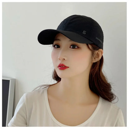 Men Women Mesh Moisture-Waging Quick Dry Baseball Cap Male Summer Female Originality Adjustable Breathable Sun Visor Fishing Hat