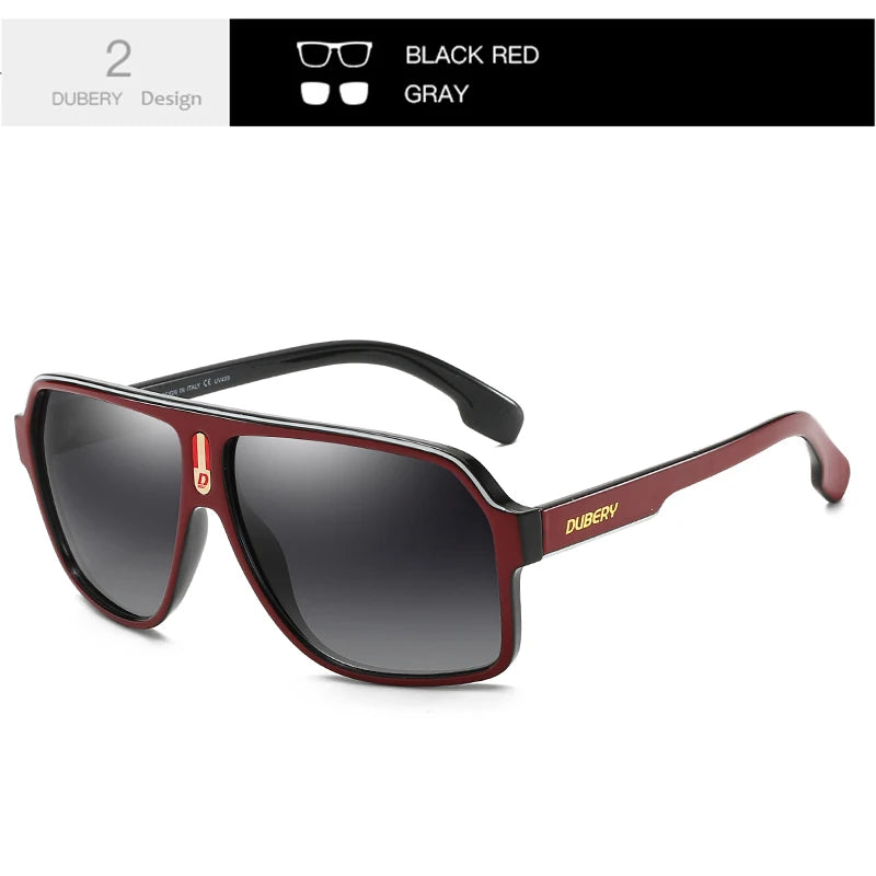 DUBERY Polarized UV400 Protection Sunglasses For Men And Women 7 Colors Model 103