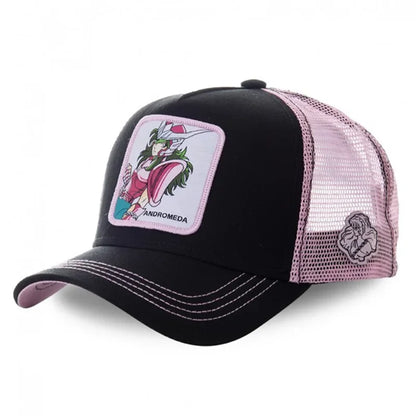 Saint Seiya pamut anime rajzfilm snapback pamut baseball sapka férfiak nők hiphop apa hálós teherautós sapka dropshipping