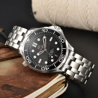 DWAYNE CAMPBELL Top-Luxus-NH35-Automatikuhr für Herren, mechanisch, Keramiklünette, wasserdichte klassische Business-Armbanduhr