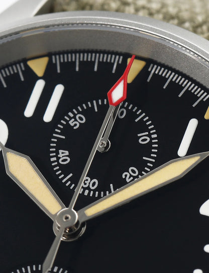 Militado ML1868 Watch VK61 Quartz Movement 100m Waterproof Watches Men Stainless Steel Chronograph Sapphire Crystal Wristwatch