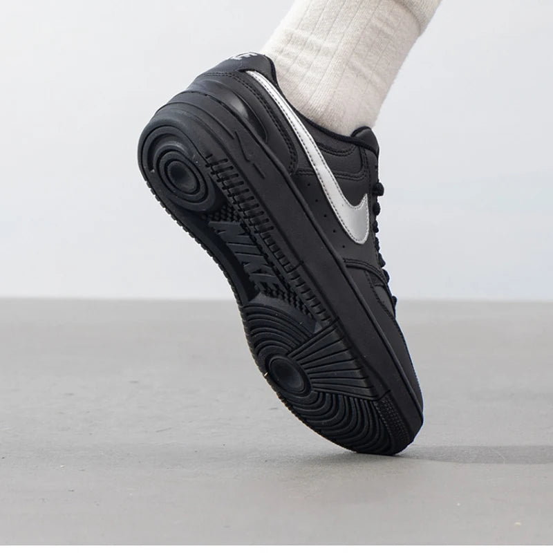 Nike  Authentic  Force Skateboarding Shoes For Women's Black Hq1674-001 Free Shipping