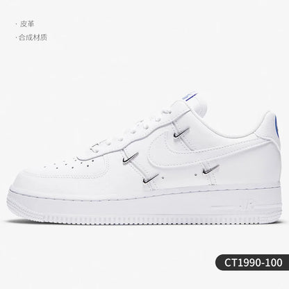 Nike originale AIR FORCE 1 Air Force No.1 lave casual skatesko til kvinder CT1990-100