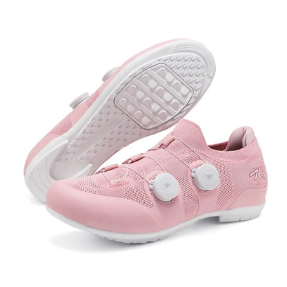 Professional Men Cycling MTB Shoes Route Cleats Speed Road Bike Sneaker Racing Women Flat Bicycle Mountain Spd Biking Footwear