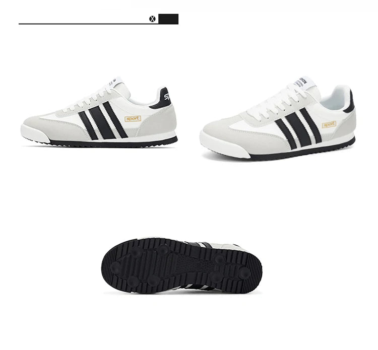 Men's Lightweight Forrest Gump Shoes, Soft Surface Non-Slip Sneakers, Retro Versatile Casual Shoes